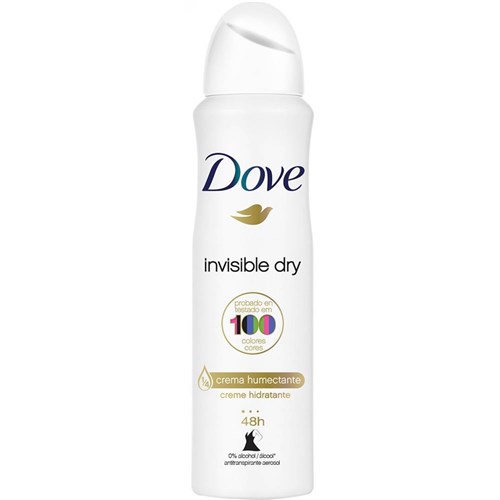 Desodorante Antitranspirante Aerosol Dove Invisible Dry-150Ml