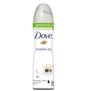 Desodorante Antitranspirante Aerosol Dove Invisible Dry Comprimido - 85ml