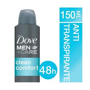 Desodorante Antitranspirante Aerosol Dove MEN+CARE Clean Comfort - 150ml