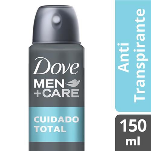 Desodorante Antitranspirante Aerosol Dove Men+care Cuidado Total 150ml