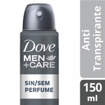 Desodorante Antitranspirante Aerosol Dove Men+Care Sem Perfume