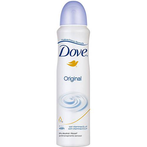 Desodorante Antitranspirante Aerosol Dove Original 100 Gramas