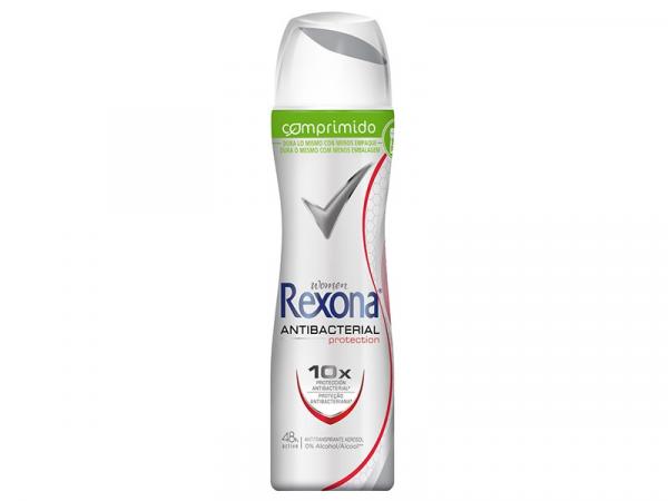 Desodorante Antitranspirante Aerosol Feminino - Rexona Motion Sense Antibacterial Protection 85ml