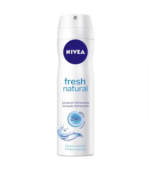 Desodorante Antitranspirante Aerosol Fresh Natural Feminino 150ml Nivea - 1 Unidade