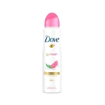Desodorante Antitranspirante Aerosol Go Fresh Romã E Verbena Feminino 150ml Dove - 1 Unidade
