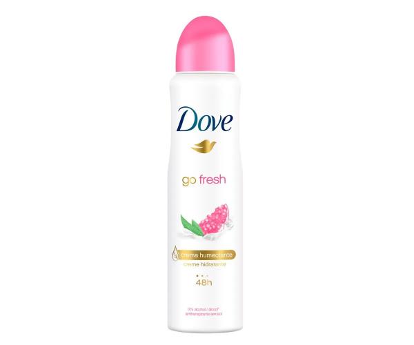 Desodorante Antitranspirante Aerosol Go Fresh Romã E Verbena Feminino 150ml Dove - 1 Unidade