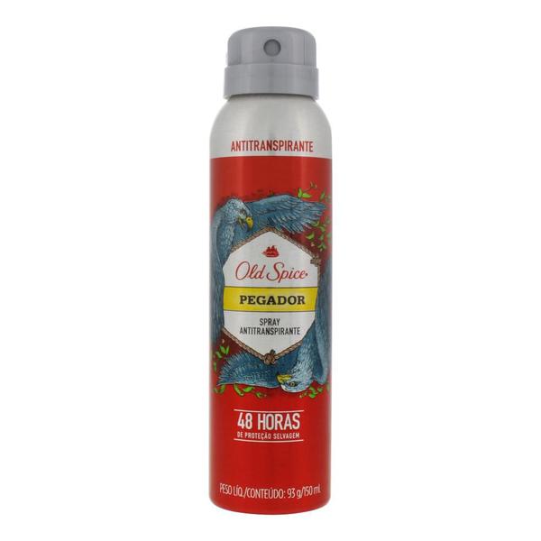Desodorante Antitranspirante Aerosol Old Spice Pegador 150ML