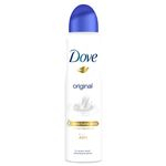Desodorante Antitranspirante Aerosol Original Feminino 150ml Dove - 6 Unidades