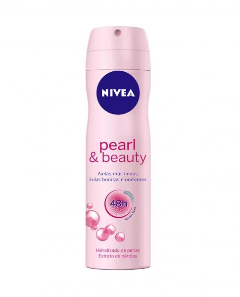 Desodorante Antitranspirante Aerosol Pearl Beauty Feminino 150ml Nivea - 1 Unidade
