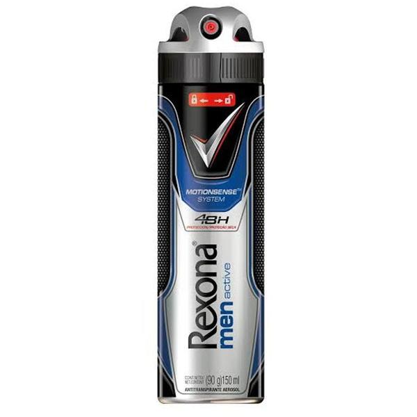 Desodorante Antitranspirante Aerosol Rexona Men Active 90g - Unilever