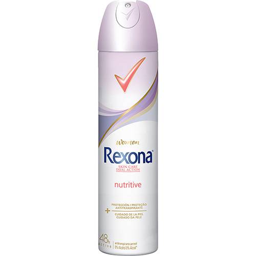 Desodorante Antitranspirante Aerosol Rexona Women Nutritive 175ml