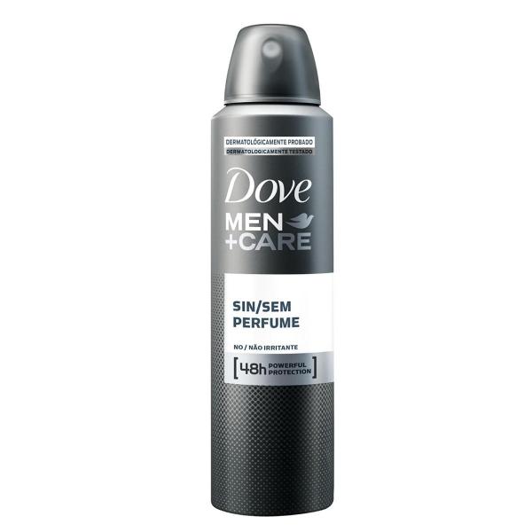 Desodorante Antitranspirante Aerosol Sem Perfume Masculino 150ml Dove - 1 Unidade