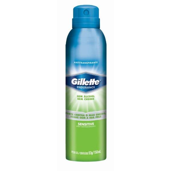 Desodorante Antitranspirante Aerosol Sensitive - 150ml - Gillette