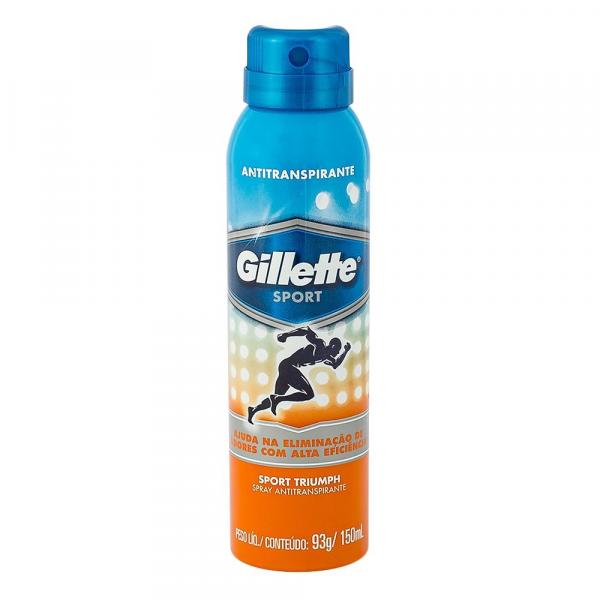 Desodorante Antitranspirante Aerosol Sport Triumph - 150ml - GILLETTE