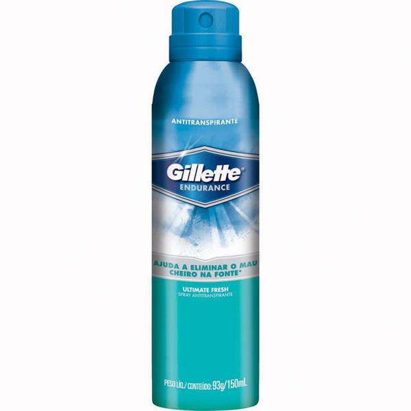 Desodorante Antitranspirante Aerosol Ultimate Fresh -150ml - GILLETTE