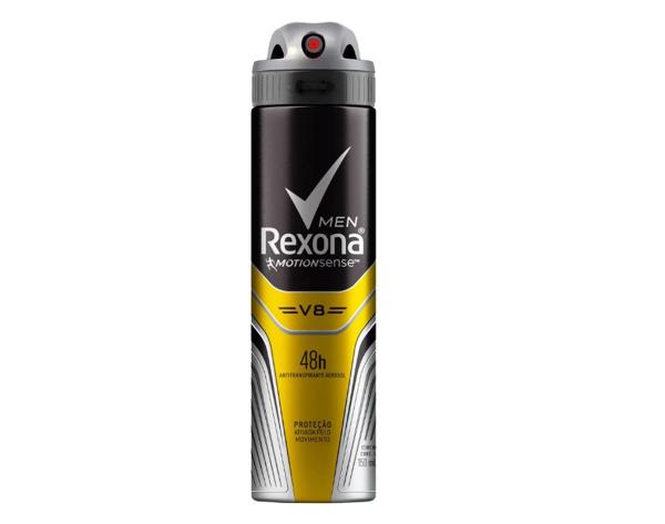 Desodorante Antitranspirante Aerosol V8 Masculino 150ml Rexona - 1 Unidade