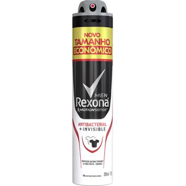 Desodorante Antitranspirante Aerossol Antibacterial e Invisible Rexona Men Motionsense 200ml
