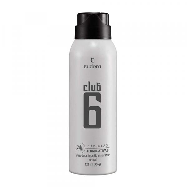 Desodorante Antitranspirante Aerossol Club 6 - Masculino - Eudora