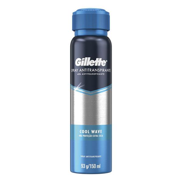 Desodorante Antitranspirante Aerossol Cool Wave - 150 Ml Gillette
