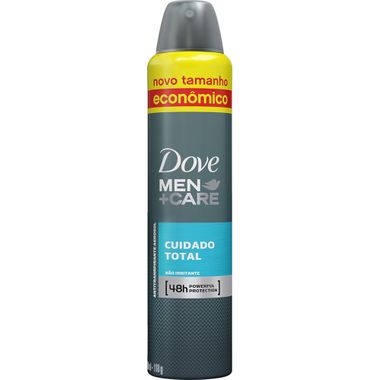 Desodorante Antitranspirante Aerossol Cuidado Total Dove Men+Care 118g