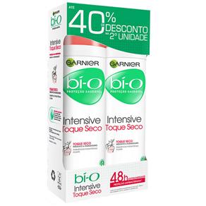 Desodorante Antitranspirante Aerossol Garnier Bí-O Intensive Toque Seco Feminino 150ml – 2 Unidades
