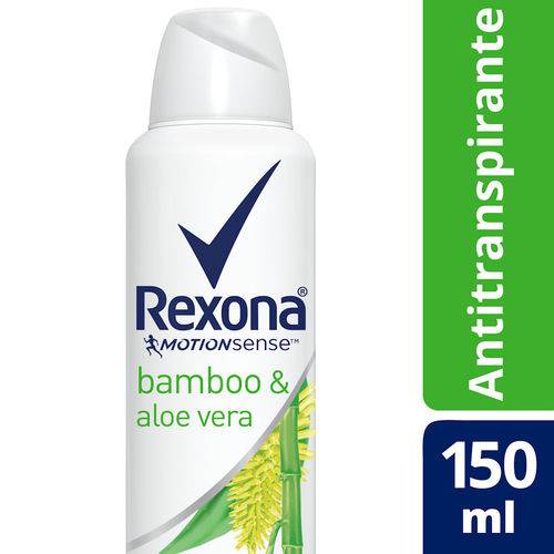 Desodorante Antitranspirante Aerossol Rexona Bamboo 150ml