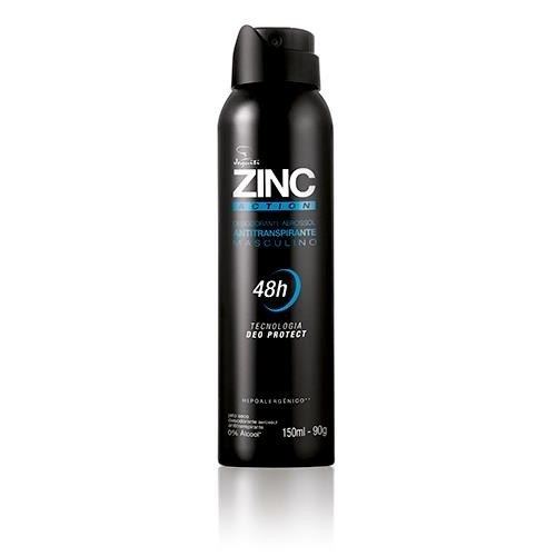 Desodorante Antitranspirante Aerossol Zinc Action 150Ml [Jequiti]