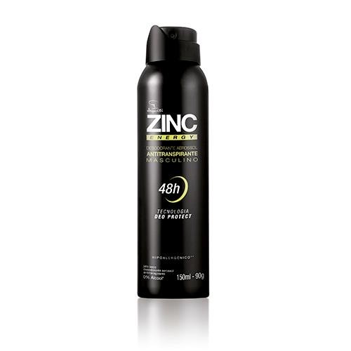 Desodorante Antitranspirante Aerossol Zinc Energy 150Ml [Jequiti]