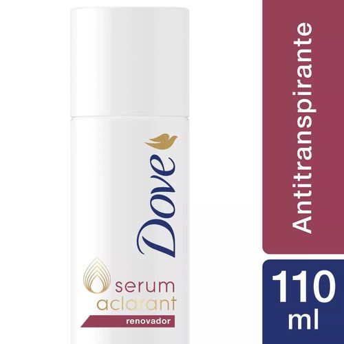 Desodorante Antitranspirante Dove Aerosol Serum Aclarant Renovador - 110ml