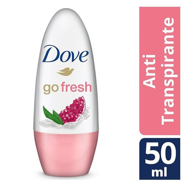 Desodorante Antitranspirante Dove Go Fresh Romã e Verbena Roll-on