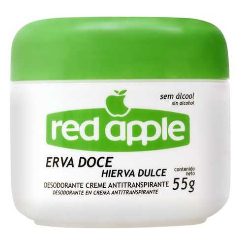 Desodorante Antitranspirante em Creme Erva Doce Red Apple