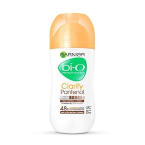 Desodorante Antitranspirante Garnier Bí-o Clarify Pantenol Pele Morena a Negra Roll-on - 50ml