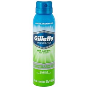 Desodorante Antitranspirante Gillette Sensitive Sem Cheiro Spray 150Ml