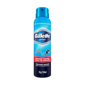 Desodorante Antitranspirante Gillette Sport Pressure Defense - 93g