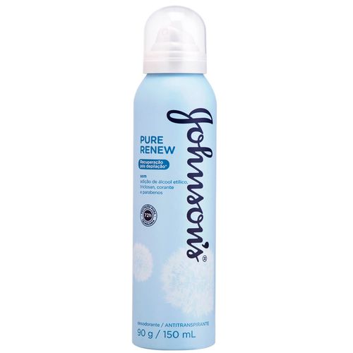 Desodorante Antitranspirante Johnson's Aerosol Pure Renew - 150ml