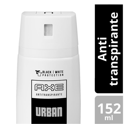 Desodorante Antitranspirante Masculino Axe Urban Proteção Antimanchas Branca e Amarelas com 152ml