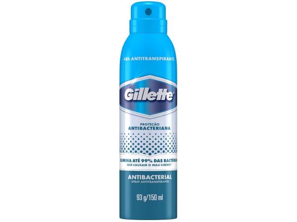 Desodorante Antitranspirante Masculino Gillette - Antibacteriano 150ml