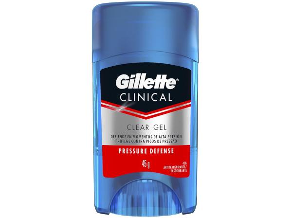 Desodorante Antitranspirante Masculino Gillette - Clinical Clear Gel 45g