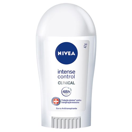 Desodorante Antitranspirante Nivea Clinical Feminino Intense Control Stick 42g DES STICK NIVEA CLINICAL 42G-FR FEM INTSE CONT