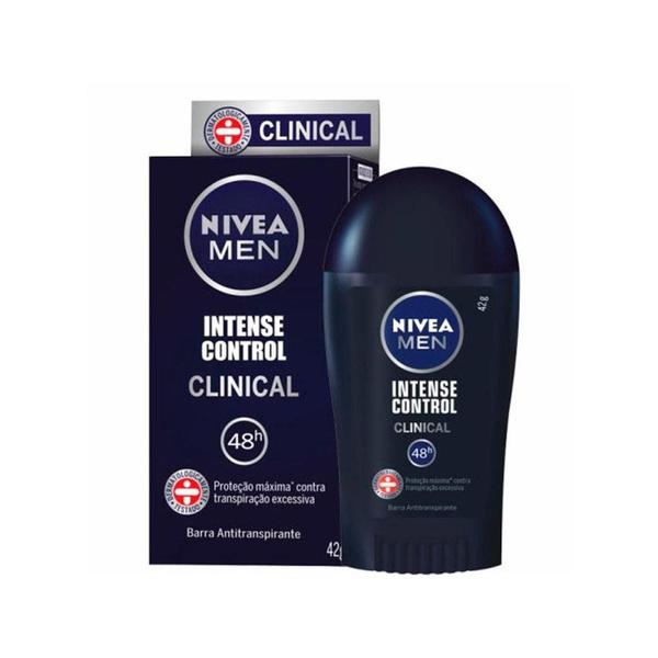 Desodorante Antitranspirante Nivea Men Clinical Intense Control Masculino 42g
