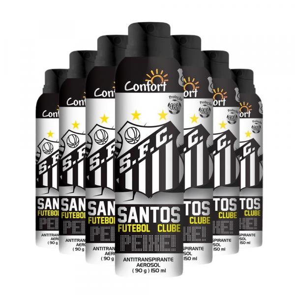 Desodorante Antitranspirante Pack Label Santos Caixa com 24 Unidades 150ML/90G