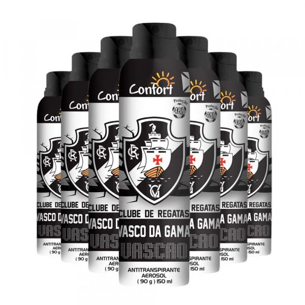 Desodorante Antitranspirante Pack Label Vasco Caixa com 24 Unidades 150ML/90G