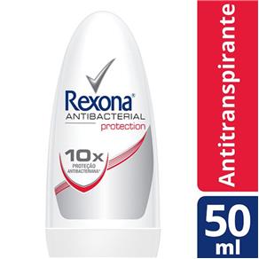 Desodorante Antitranspirante Rexona Antibacteriano Feminino Roll On