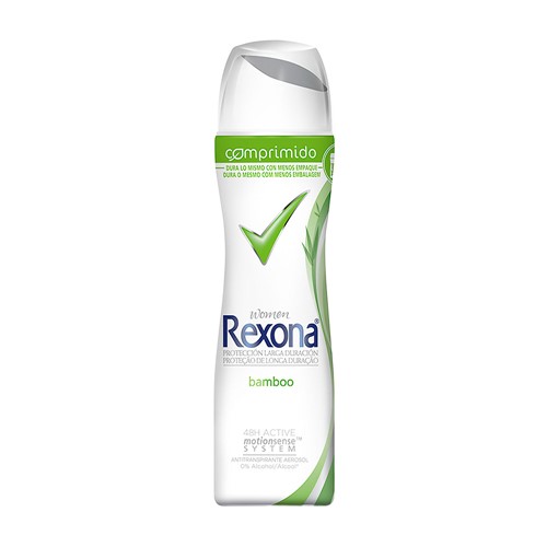 Desodorante Antitranspirante Rexona Bamboo Aerosol Women Comprimido com 85ml