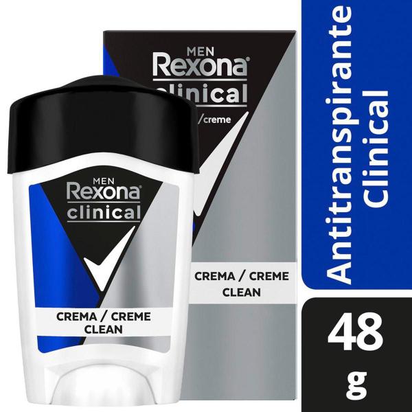 Desodorante Antitranspirante Rexona Clinical Azul Masculino 48g