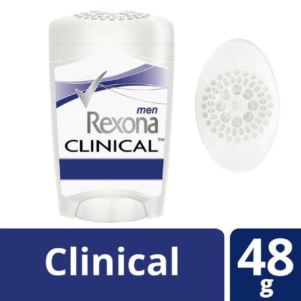Desodorante Antitranspirante Rexona Clinical Masculino Azul 48g
