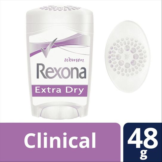 Desodorante Antitranspirante Rexona Feminino Clinical Extra Dry 48 G
