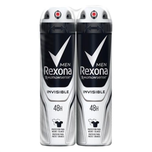 Desodorante Antitranspirante Rexona Masculino Aerosol Invisible