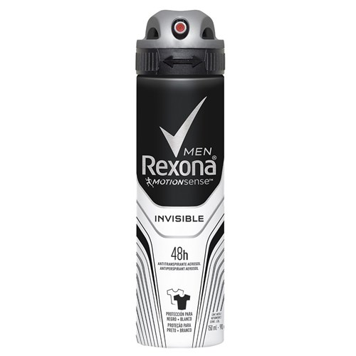 Desodorante Antitranspirante Rexona Men Aerosol Invisible | 150Ml