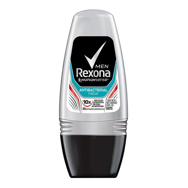Desodorante Antitranspirante Rexona Men Antibacterial Fresh Roll-on